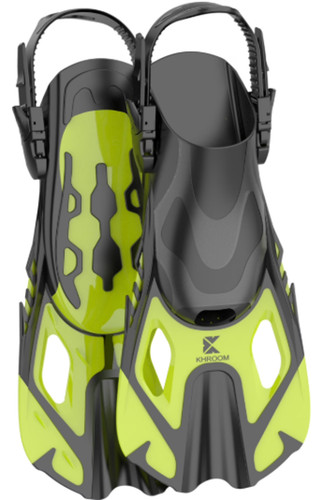 Khroom snorkelling fins green - fins,