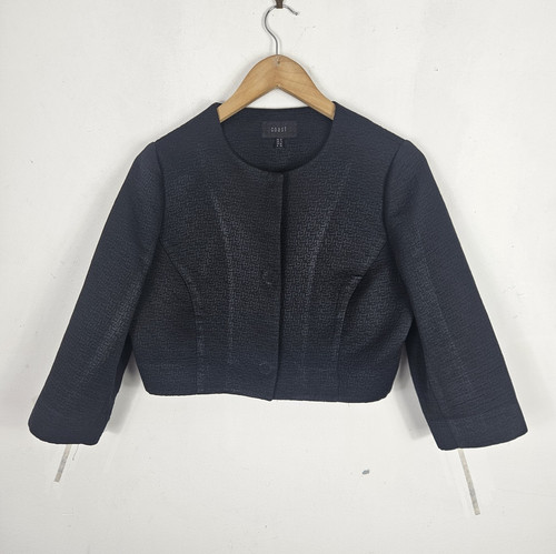 Coast black jacquard cropped - coast,