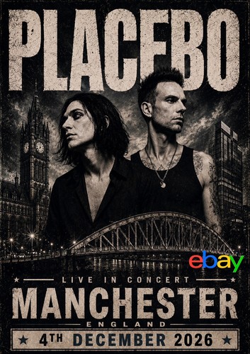 Placebo manchester 2026 - manchester, a3