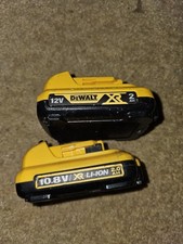 Dewalt 10.8V 12v 2ah Batteries - X2