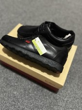 Kickers Boys Black Leather