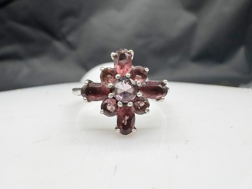 Vintage solid silver flower - vintage,