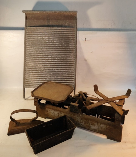 Washboard zinc scale iron - zinc,