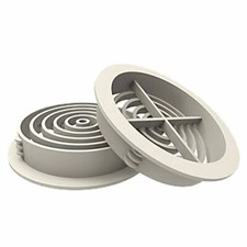 70mm white plastic - x, round