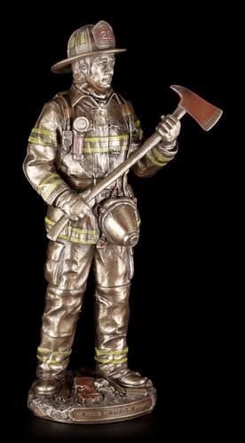 Firefighter figure with - firefighter,