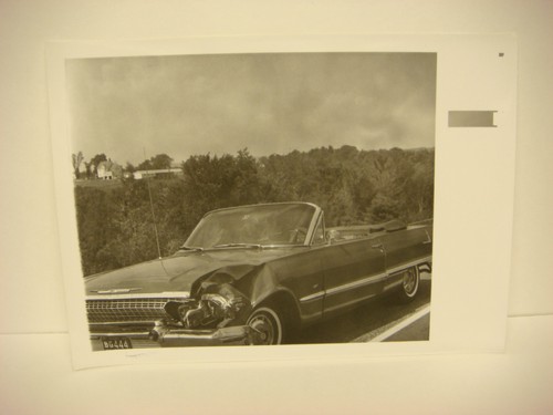 Vintage 1964 car wreck photo - vintage,