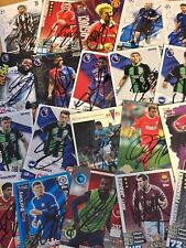 match attax, Shoot Out And Other all Signed Cards-