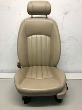 2001 JAGUAR X TYPE X400 PASSENGER SEAT FRONT LEFT  N/S - ELECTRIC CREAM LEATHER