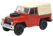 LAND ROVER LIGHTWEIGHT CANVAS BACK - RED -  1:43 - OXFORD 43LRL011