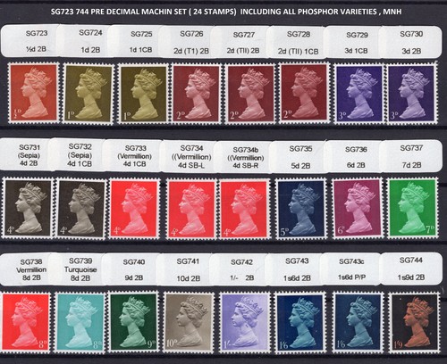 Qeii sg723 744 - sg723-744, pre-decimal