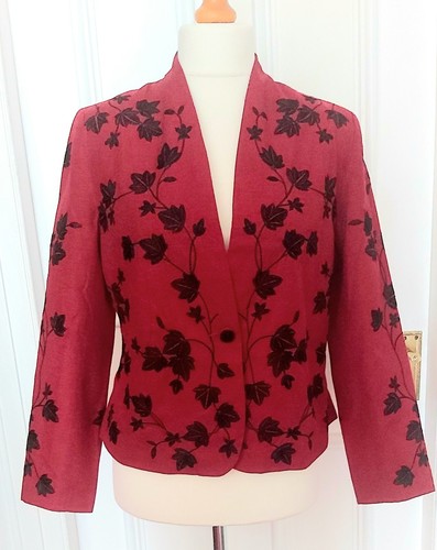 Silk land burgundy deep red - silk,