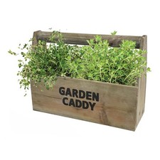 Wooden Windowsill Herb Planter