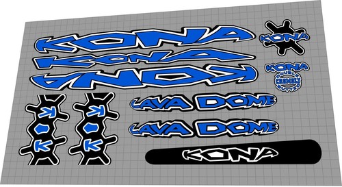 2002 kona lava dome decal - 2002, set