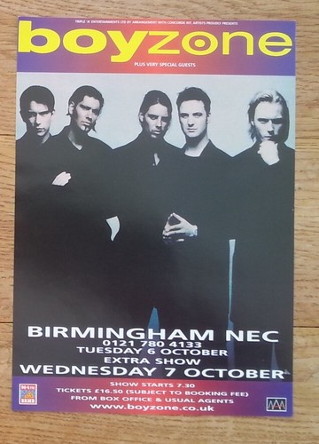 Boyzone birmingham nec 1998 - boyzone,