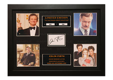 Colin Firth Signed Ltd Edition Framed Picture Memorabilia