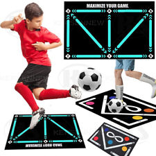 Football Skills Training Mat Non-Slip Kids Adults Dribble Training Carpet Sports