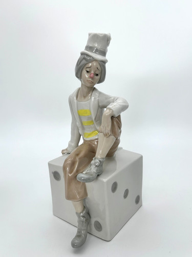 Lladro style sad - style, clown