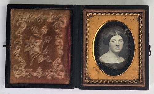 Antique daguerreotype full - daguerreotype,