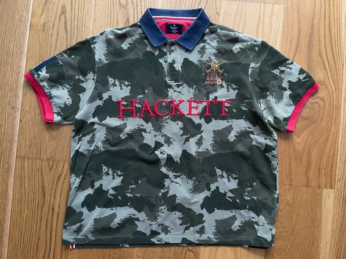Hackett army camouflage polo - army,