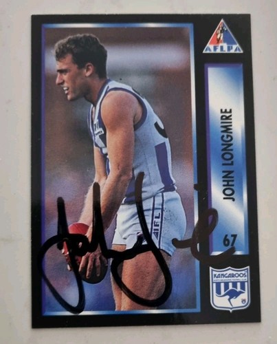 John longmire signed afl - john,