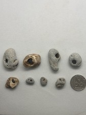 8 TINY HAG STONES – NATURAL
