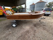 Fishing Row Boat 4.0 Johnson Outboard and trailer