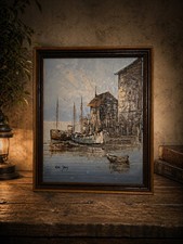 Original Signed Max Savy Oil