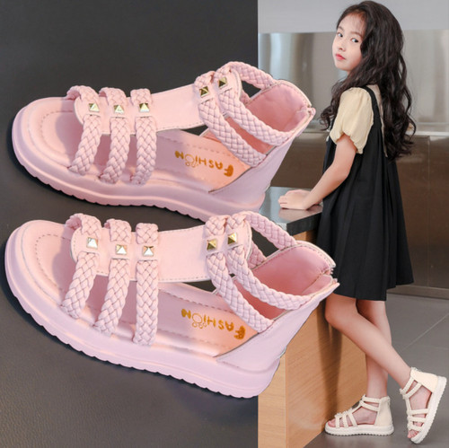 Girls roman sandals rivet - girls,