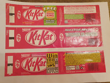 Kit Kat wrappers 1996 2000 2001