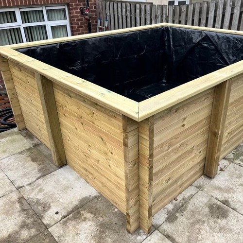 44mm tanalised log wood - tanalised, garden