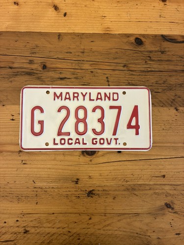 Vintage maryland local govt - maryland,