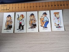 Five PG Tips Trading Cards