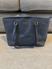 Michael Kors Navy Saffiano