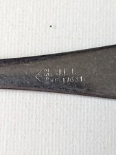 Military Soup Spoons Marked J.L.L  KF 17631 With Broad Arrow  1953 &  1951