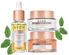 AVON AGELESS PROTECTING RESTORING DAY NIGHT GEL CREAM SPF30 TRI-PHASE ELIXIR 