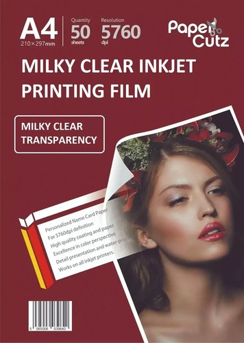 Film milky white - a4,