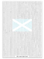 Robbie Burns A0 wall poster -