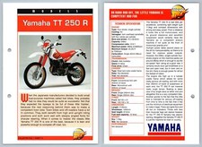 Yamaha TT 250 R - Models - Mega Bikes Hachette Card