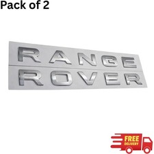 2x Set Gloss Silver Bonnet