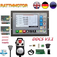 DDCS V3.1 4 Axis CNC Offline Motion Controller PLC+ MPG Handwheel +24V DC Power