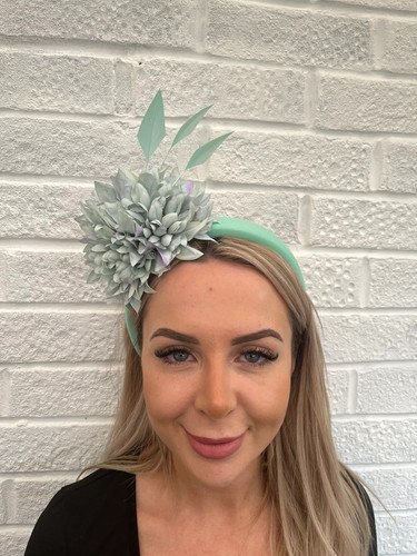 Light mint green - light, fascinator