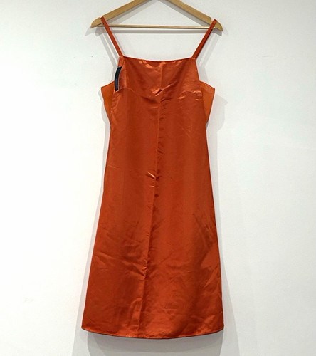 Loewe orange silk slip - orange, dress
