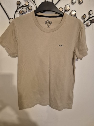 Beige hollister shirt size - t,