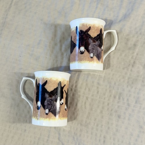 Kirsty jane donkey mugs - donkey,