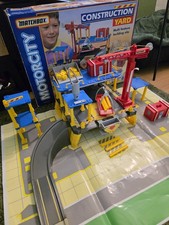 RARE 1989 Matchbox Motorcity Construction Yard Playset 50620