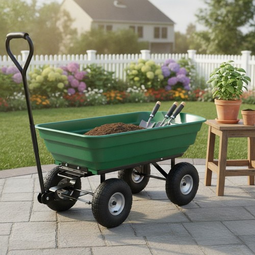 Garden dump trolley 75l - dump,