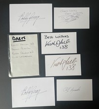 Darts Signed Autograph Pack