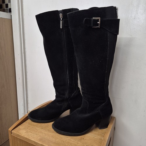 Ravel black suede knee - ravel, high