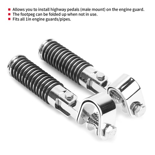 Pair motorcycle foot pegs - of,