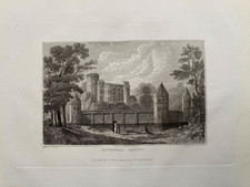 1830 Antique Print; Caverswall